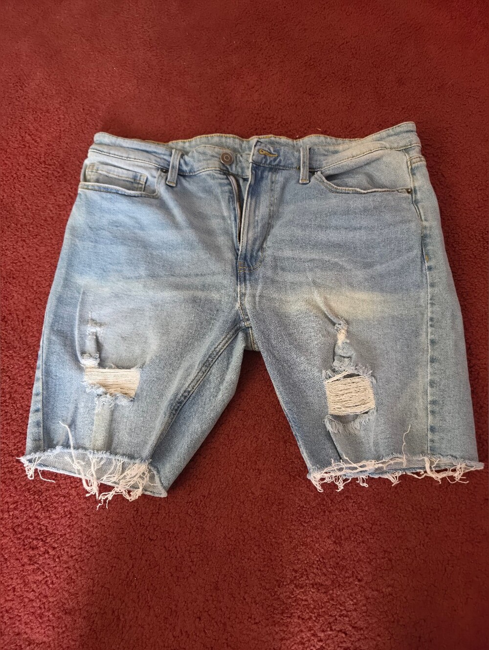 No Boundaries Light Blue Denim Shorts